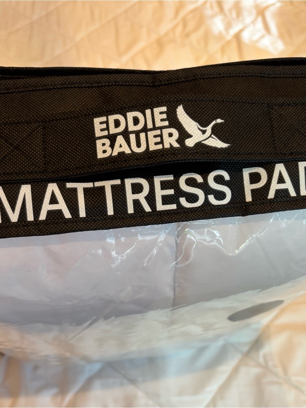 Eddie Bauer Twin White Mattress Pad